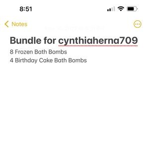 8 Frozen Bath Bombs and 4 Birthday Cake Bath Bombs